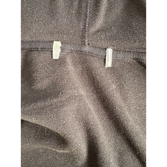 Vintage Y2K Black Velour Floral Embroidered Track Jacket Hoodie size M/L - Picture 4 of 9